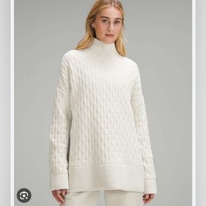 Lululemon Cable-Knit Relaxed-fit Sweater